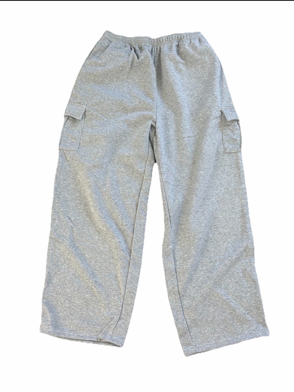 SHEIN Women’s Baggy Fit Cargo Sweat Pants Size XL GRAY